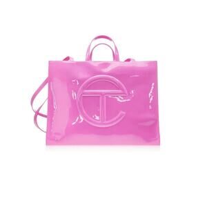 Telfar Large Shopping Bag Pink Patent